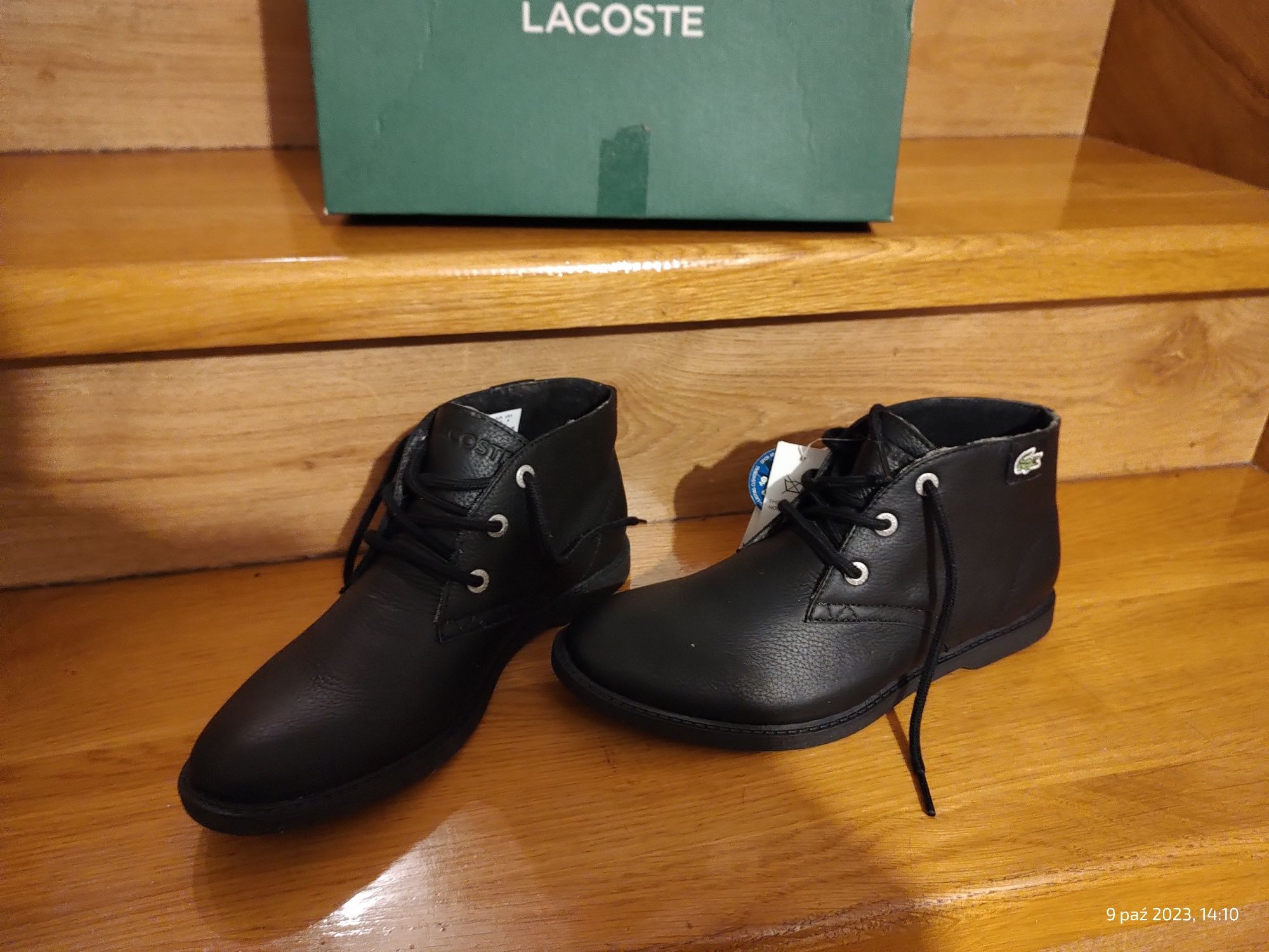 Buty czarne Lacoste 35.5