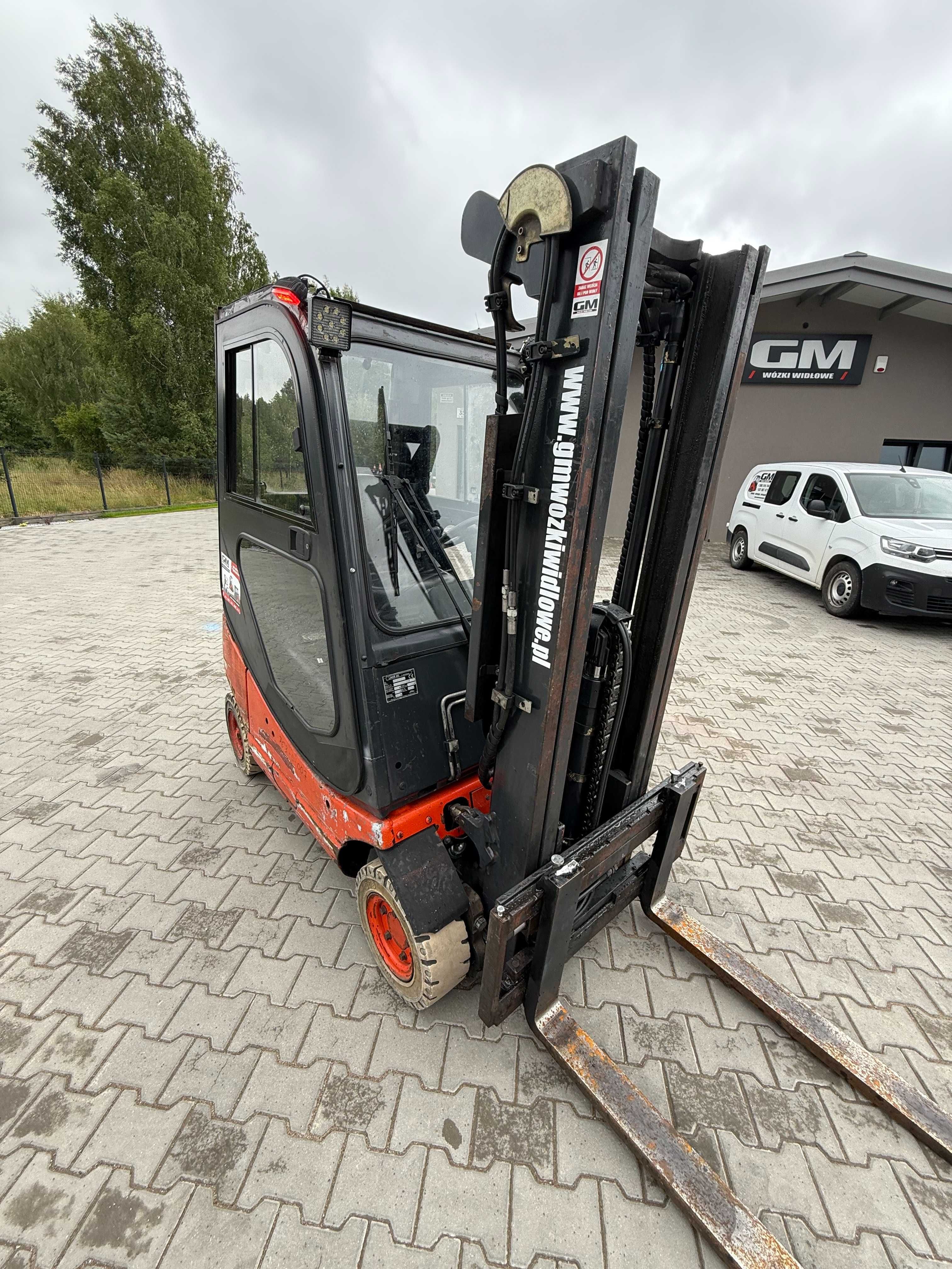 Wózek Widłowy Linde H12T 2003 Triplex 4,5m Kabina Ogrzewanie