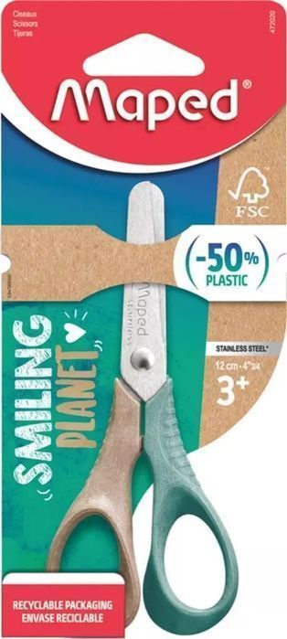 Nożyczki Shape Smiling Planet 16cm MAPED. Maped