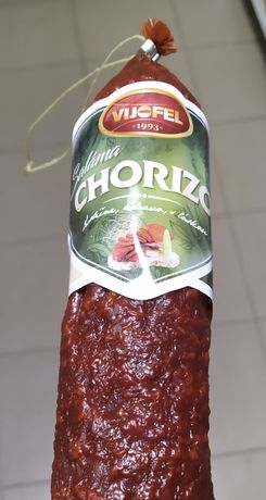 Ковбаса.Колбаса сирокопчена салями Чоризо Chorizo.виробник Словаччина