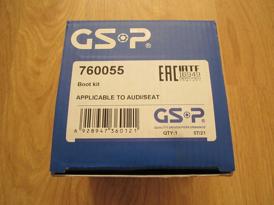 GSP 760055 zestaw osłony przegubu wewnętrznego NOWY