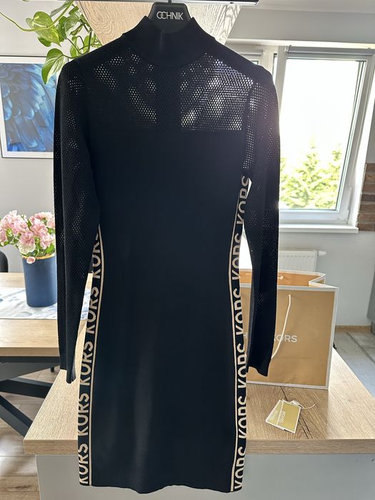 Mała czarna michael kors sukienka S dopasowana