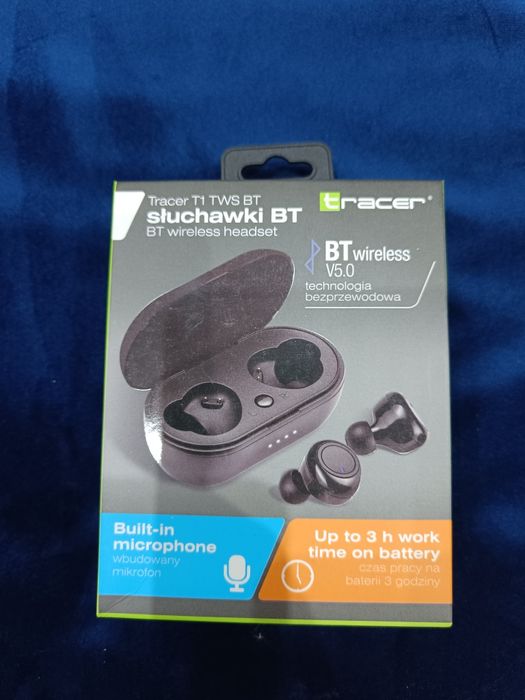 Słuchawki BT Tracer T1  TWS BT
Model T1 TWS BT