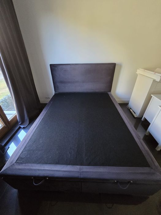 Łóżko 160x200 antracyt jak nowe!