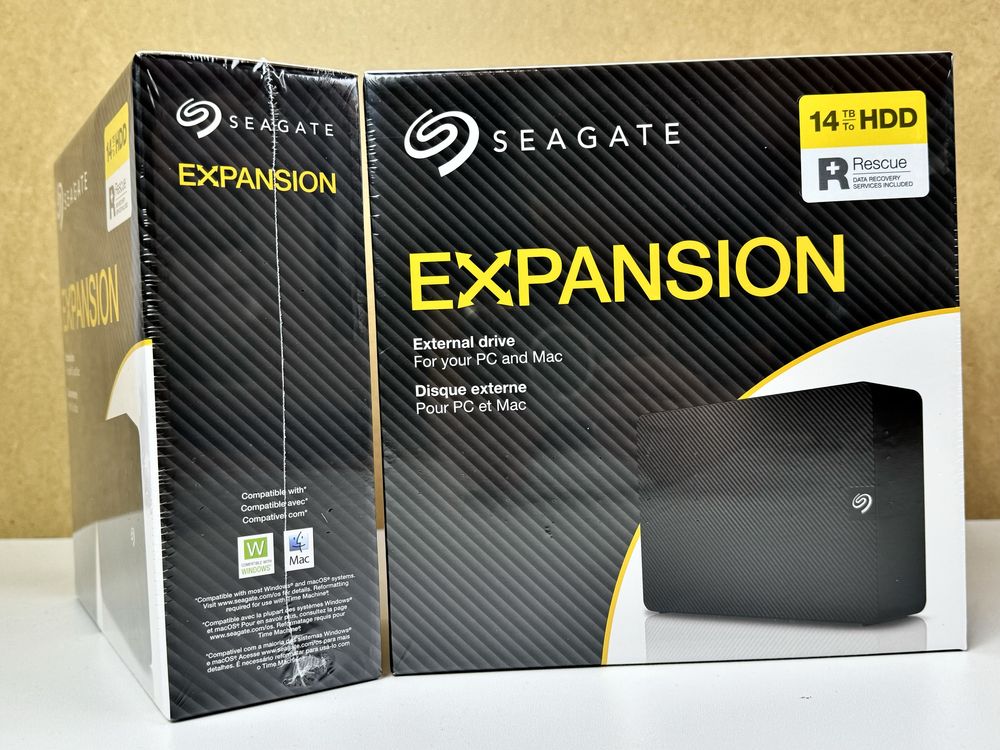 Жорсткий диск USB 14TB Seagate Expansion Desktop Black •Гарантія•