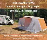 Pole namiotowe Pobierowo Niechorze Trzesacz Dziwnówek
