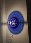 Lampa kinkiet akrylowy kobaltowy nowoczesny nowy