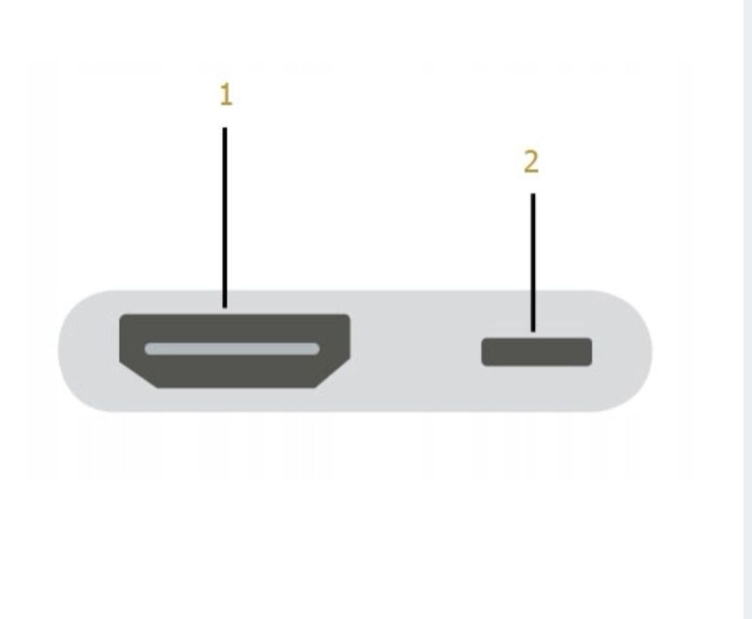 Lightning to Digital AV HDMI Cable Adapter iPhone