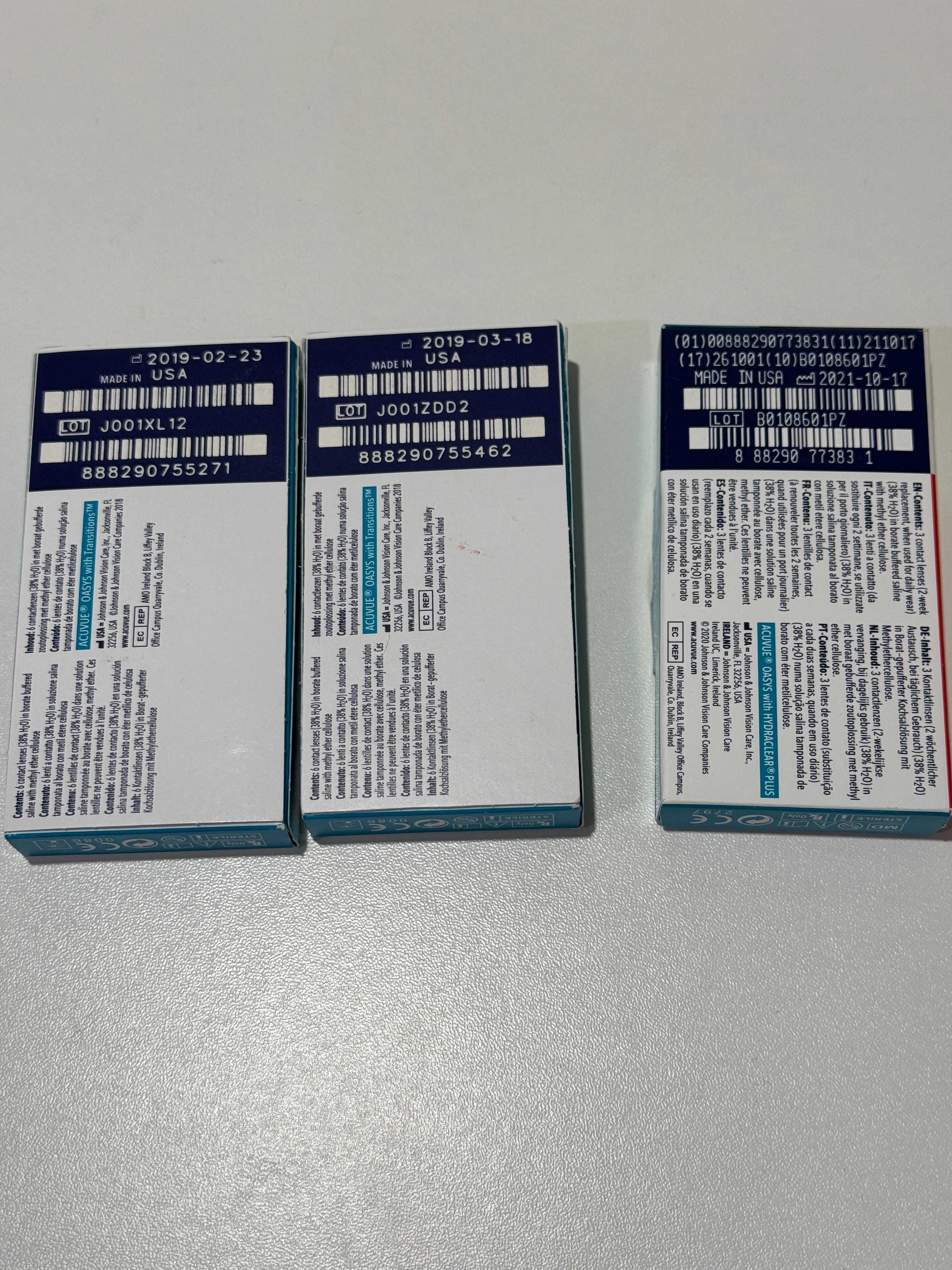 Контактні лінзи ACUVUE® OASYS with Transitions