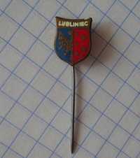 odznaka Lubliniec herb