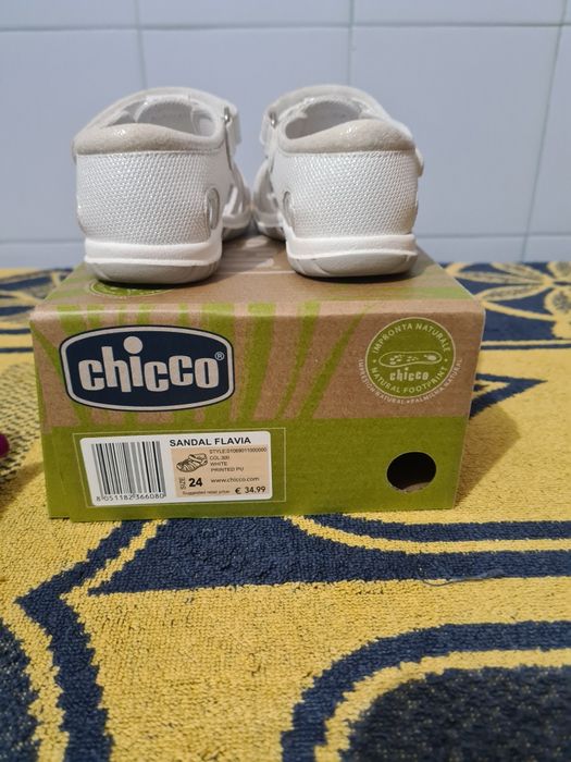 Sandália  menina da chicco tamanho 24
