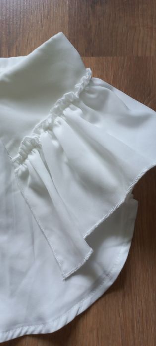 Kołnierzyk biały damski nakładany na sukienkę lub bluzeczkę