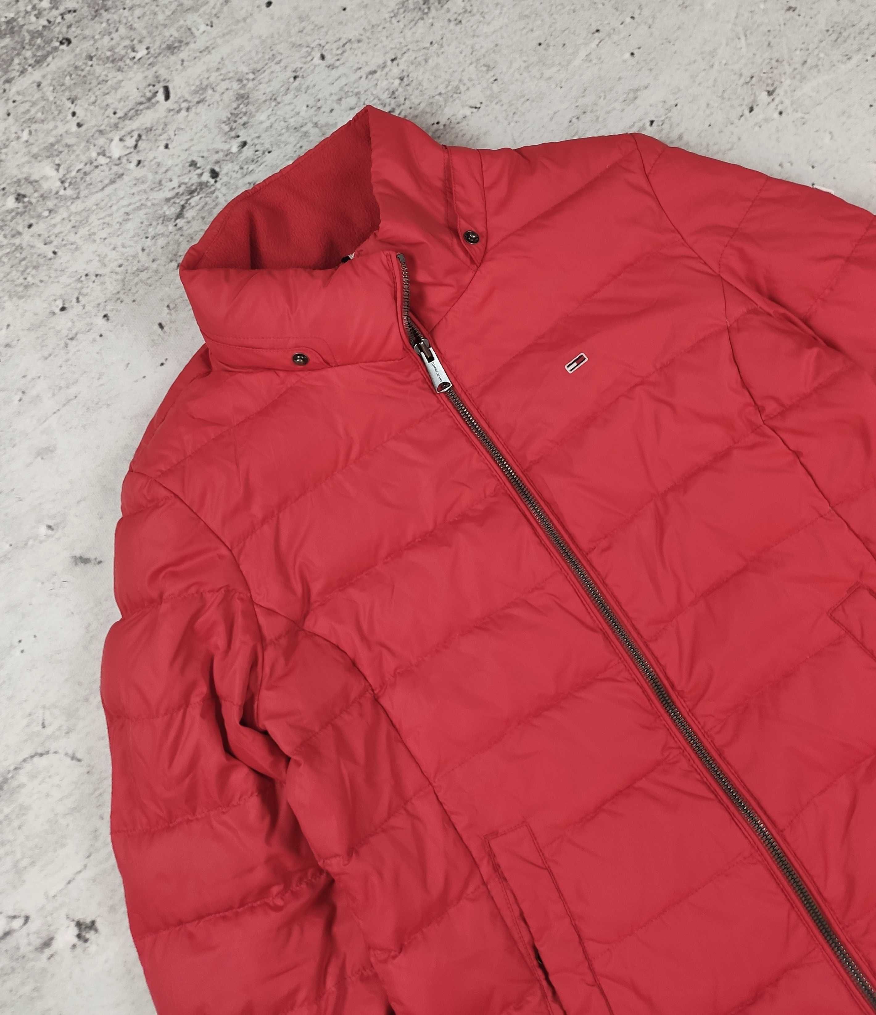 Kurtka zimowa Tommy Hilfiger pikowana damska puchowa r. L