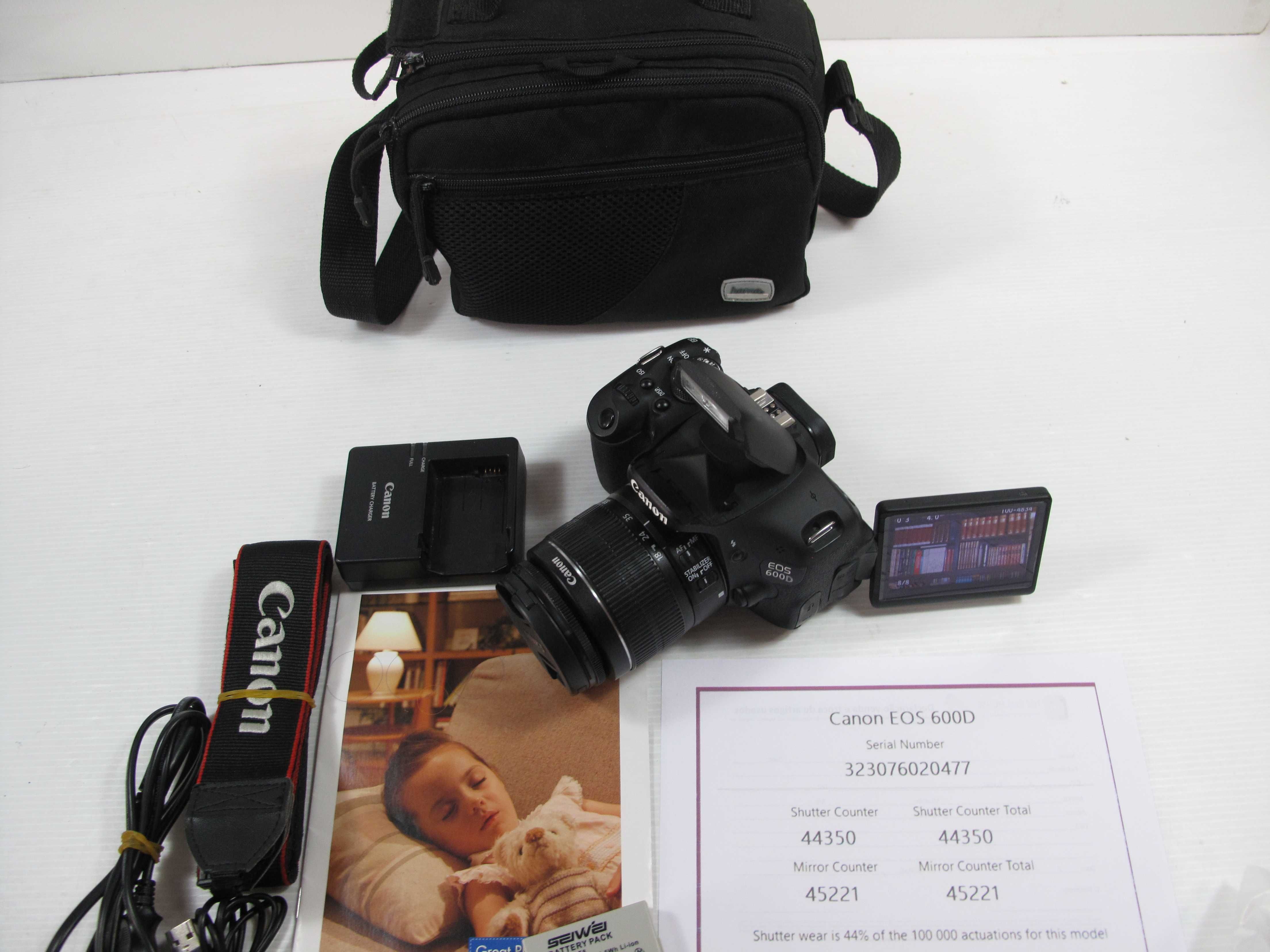 Canon 600D com ou sem lente só 31 mil disparos Excelente
