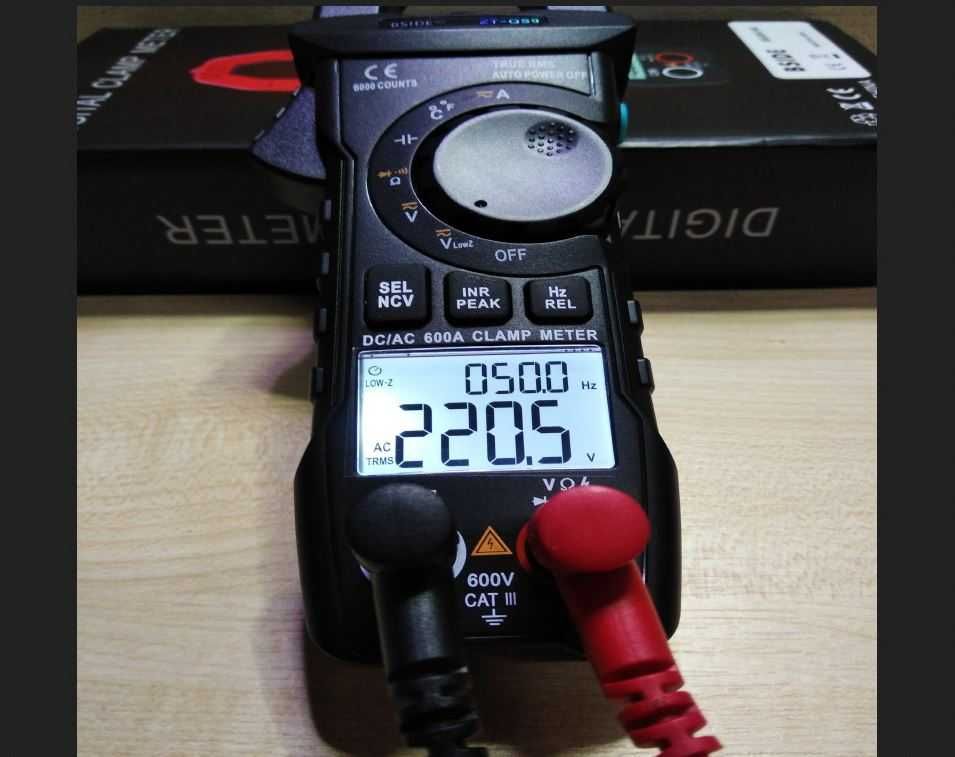 Струмові кліщі AC/DC BSIDE ZT-QS9 постійний / змінний / пусковий струм