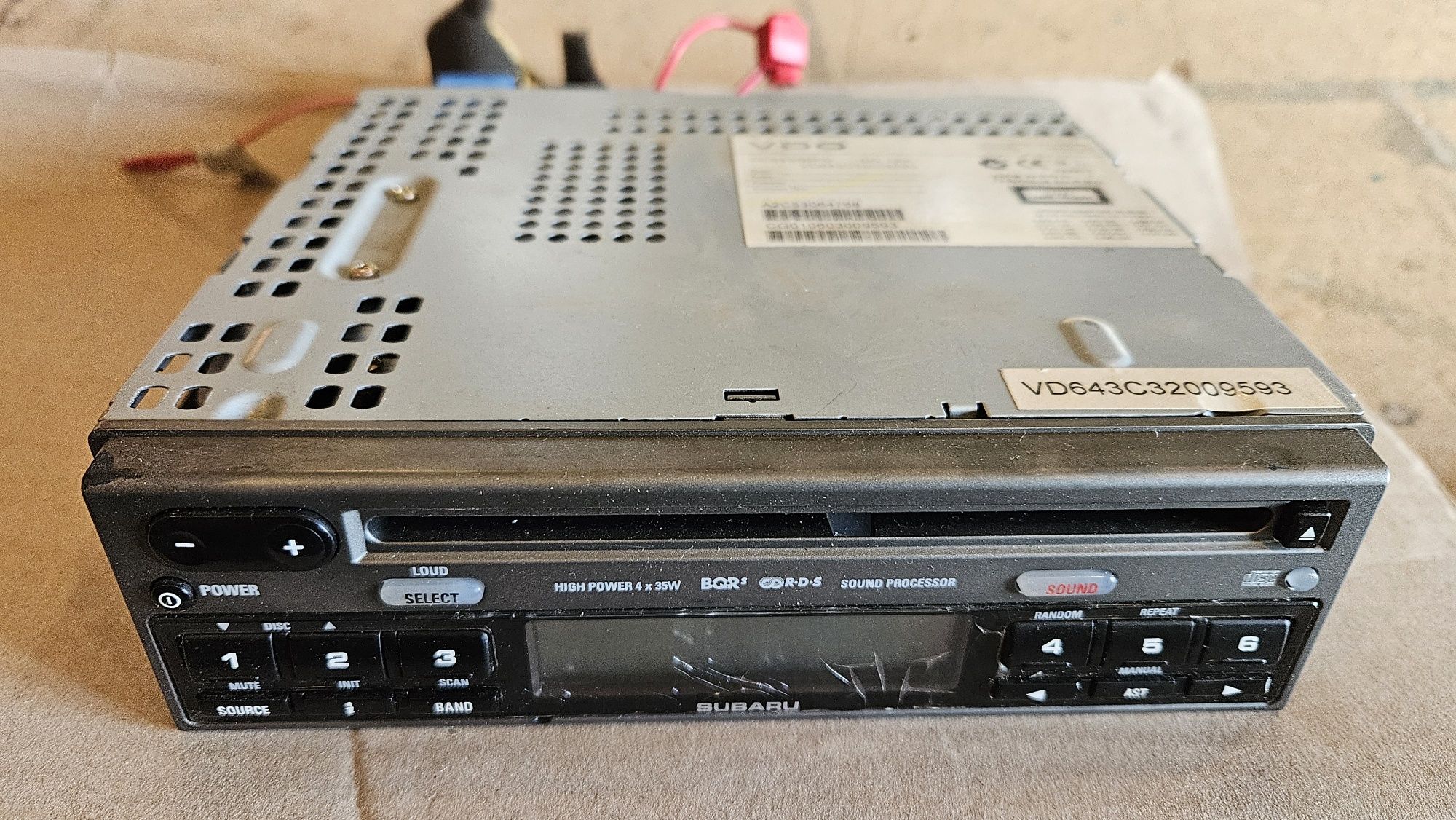 Radio CD Subaru Forester SG 2002