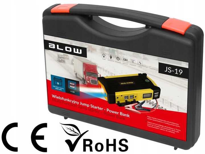 MOCNY Powerbank Jump starter rozruch booster 12V odpalanie samochodu