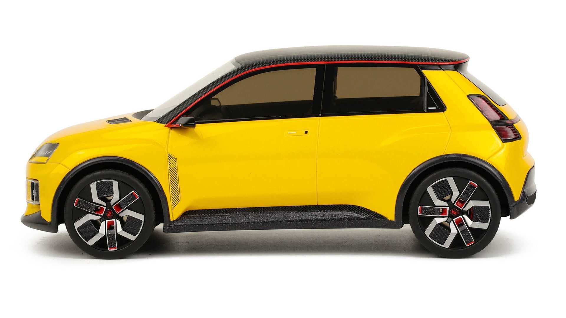 Model 1:18 Otto Renault E-Tech Electric Prototype 2021 yellow (OT406)