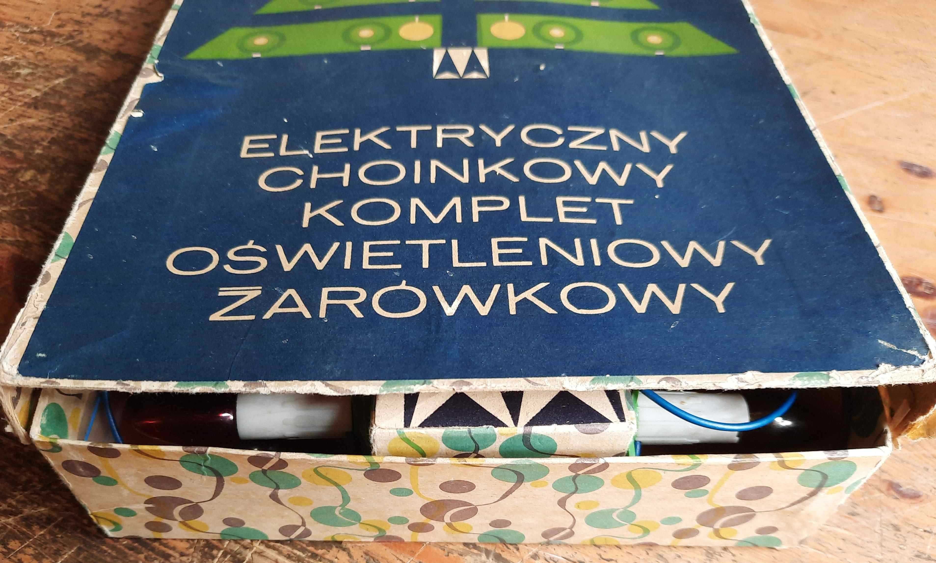 Lampki Choinkowe 1968 r. Sprawne PRL VINTAGE