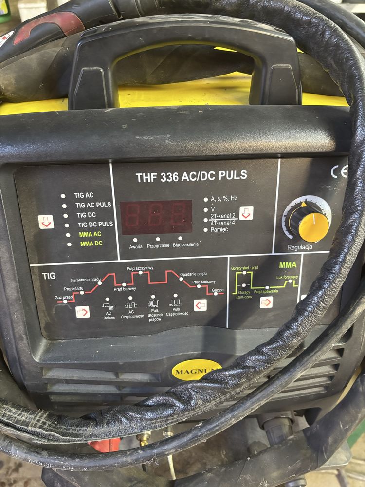 Spawarka TIG Magnum THF336 AC/DC Puls z chłodzeniem wodnym