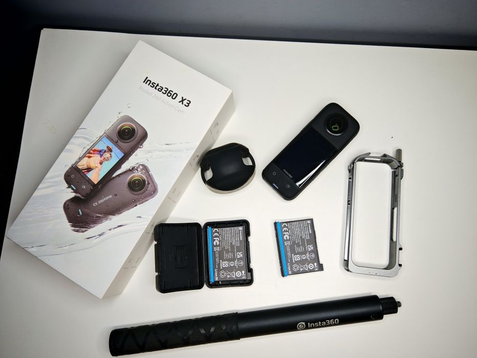 Kamera 360 Insta X3 plus akcesoria
