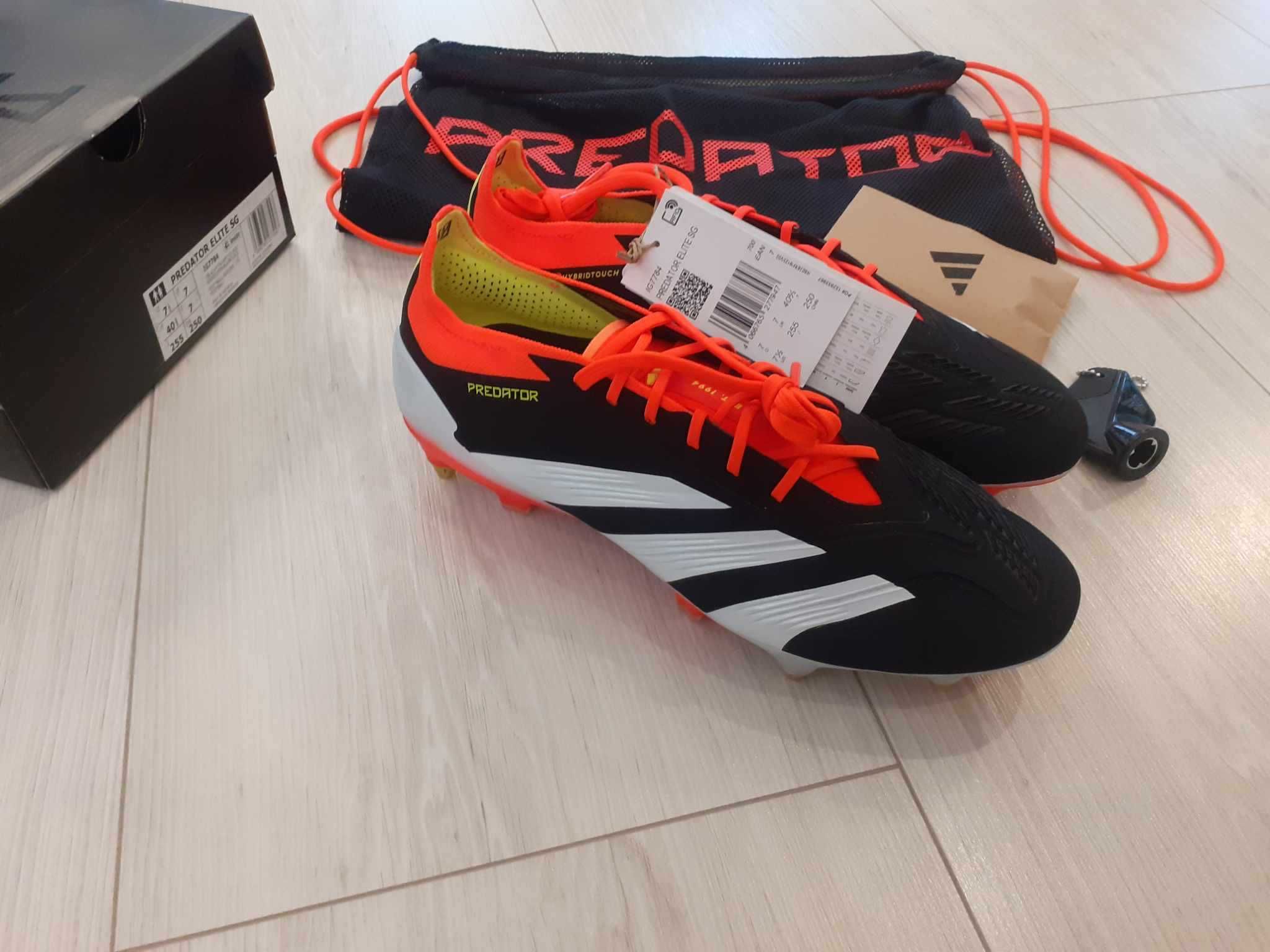 Profesjonalne buty piłkarskie korki Adidas Predator Elite SG r. 40 2/3
