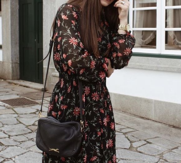 Vestido Floral Zara