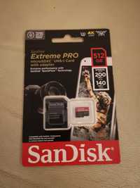 SanDisk extreme PRO 512gb Нові карти пам'яті