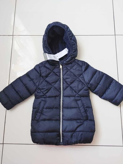 M&Co nowa kurtka 80 cm dla dziewczynki zimowa