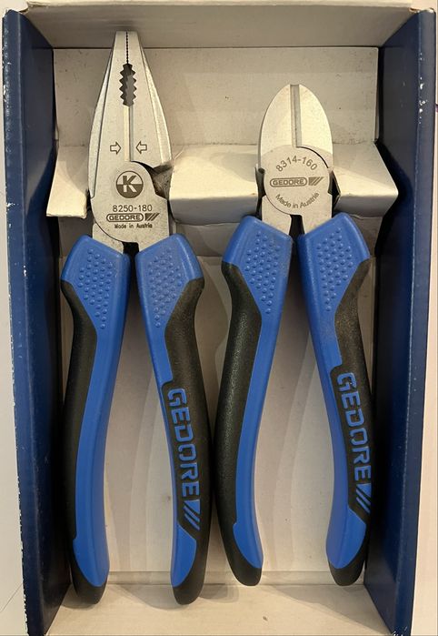 Jogo 2/alicates universal+corte - GEDORE