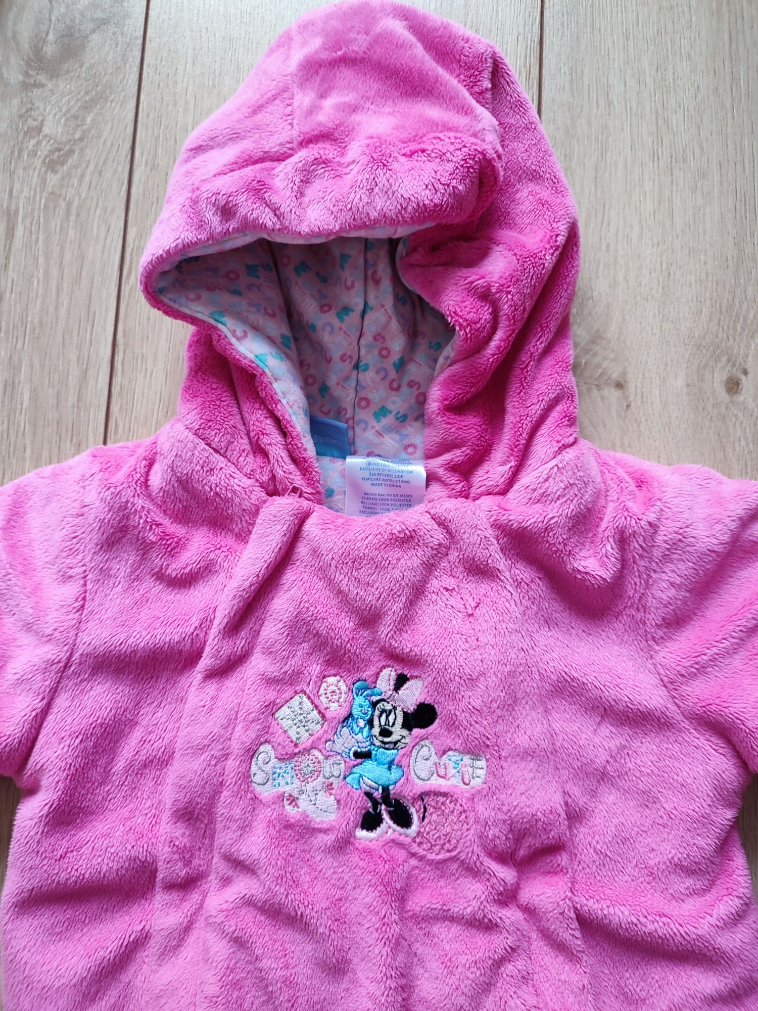 Kombinezon ocieplany myszka minnie Disney r. 0-3 m