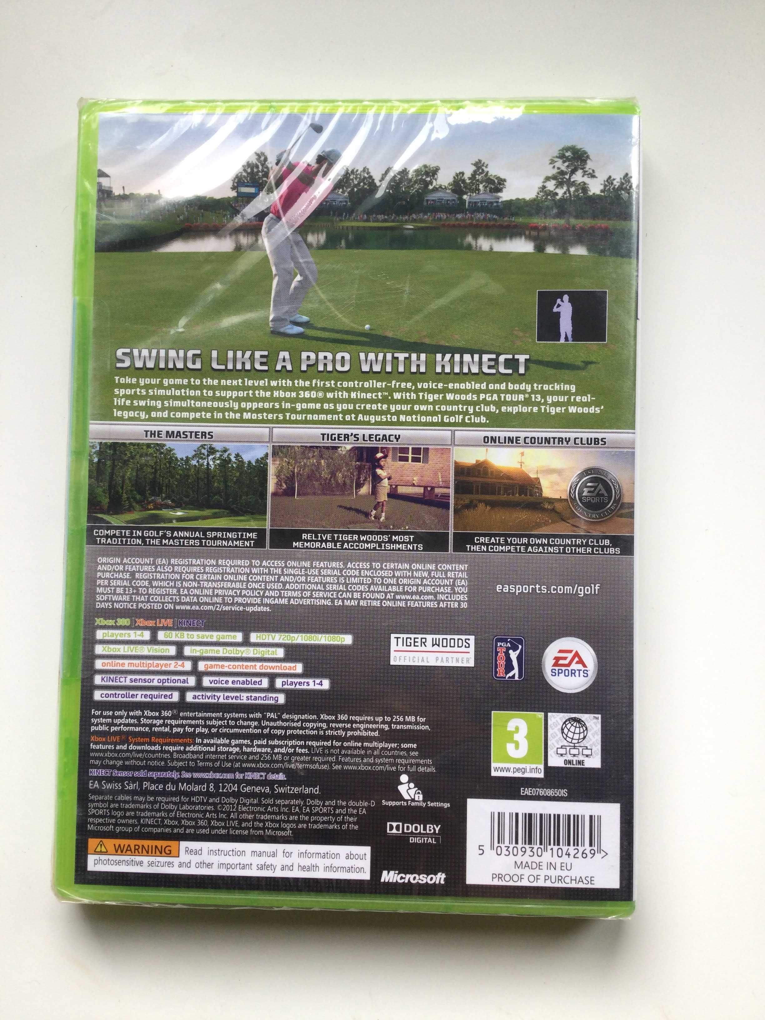 Xbox 360- Tiger Woods PGA Tour 13 (Selado)