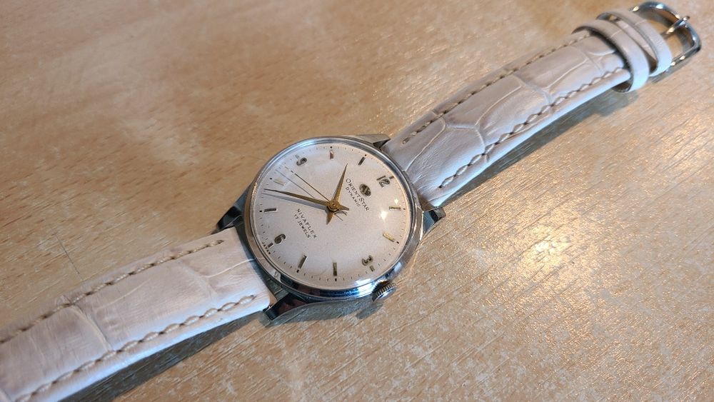 Винтажные японские часы ORIENTSTAR NIVAFLEX 17 Jewels Made in Japan