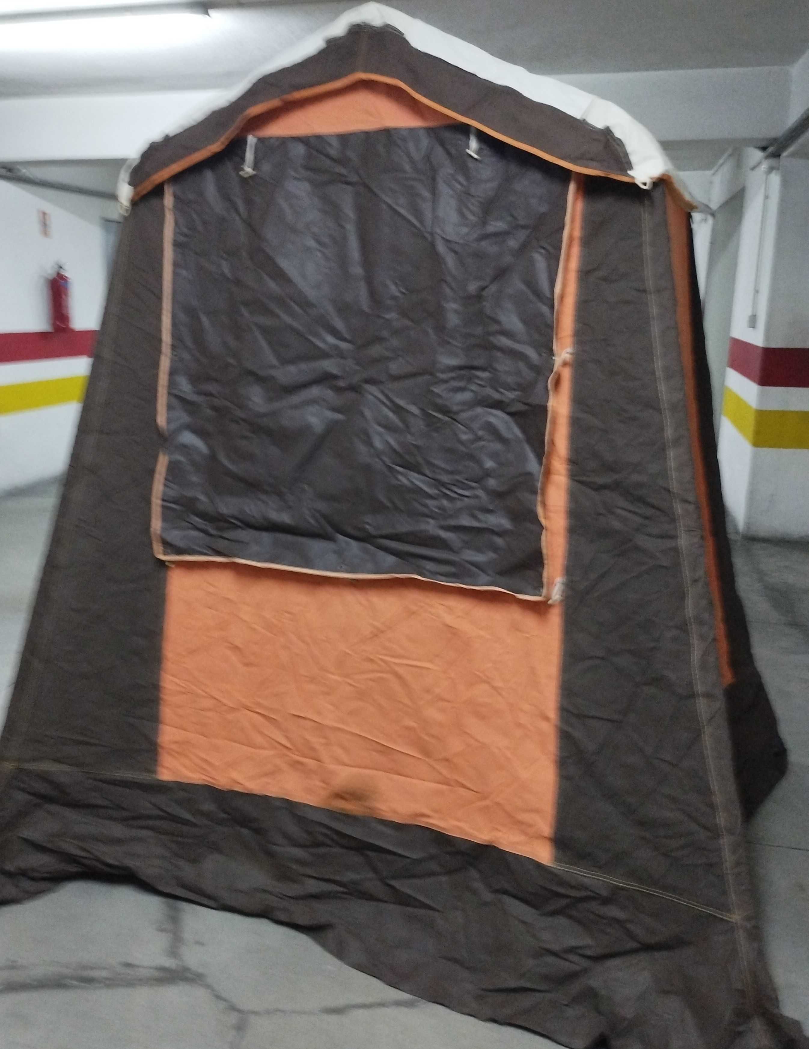 Cozinha campismo, Tenda familiar, Oleado