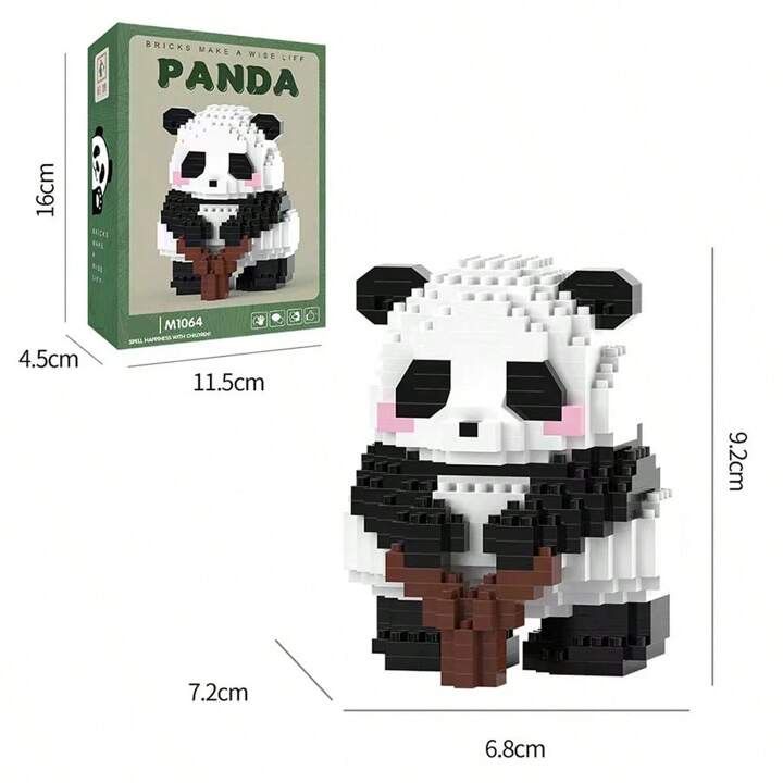 Panda z klockow NOWA Idealna na prezent