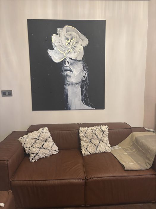 Komplet skorzany Caya Design prawie nowy !