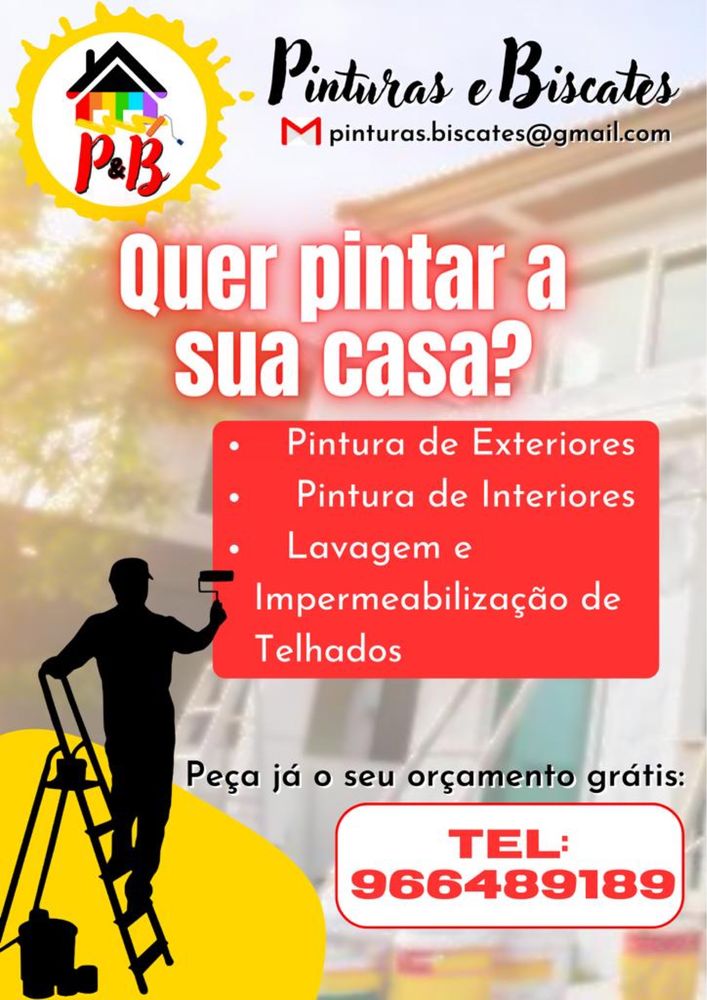 Quer Pintar a sua casa? Melhor preco qualidade.