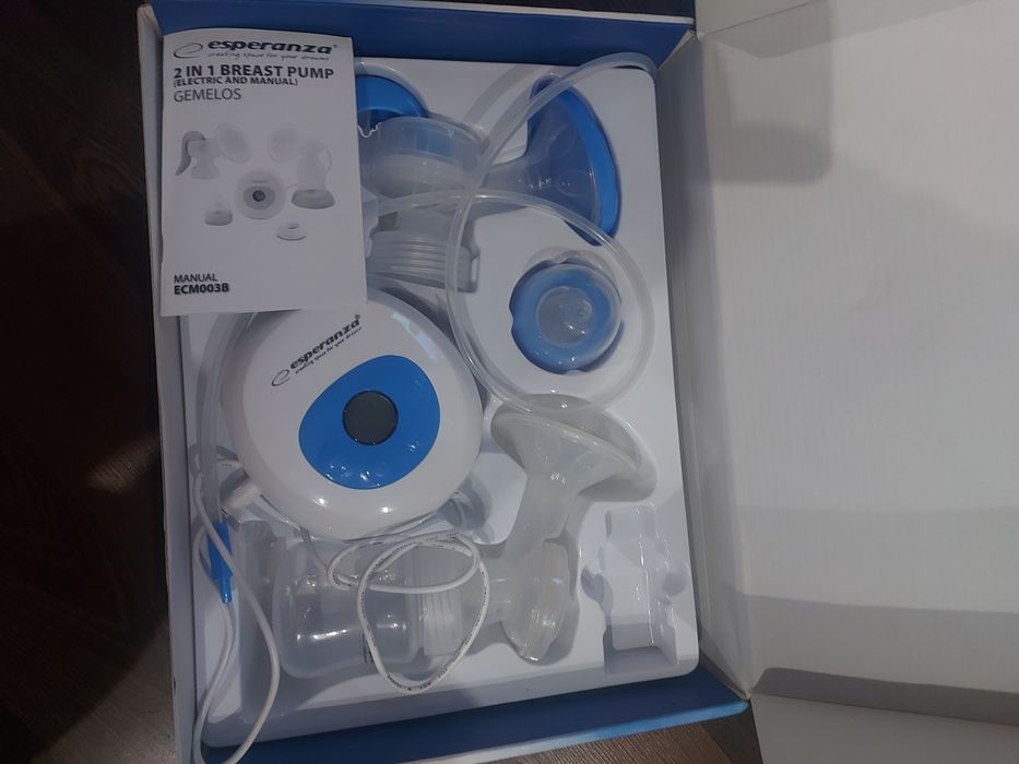 Laktator elektryczny Esperanza 2 w 1 ECM003B