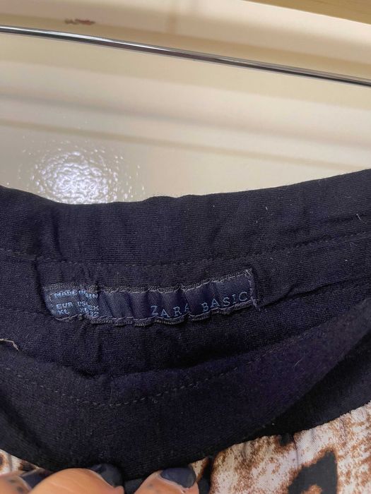 Calças animal print leopardo - Zara basic, XL