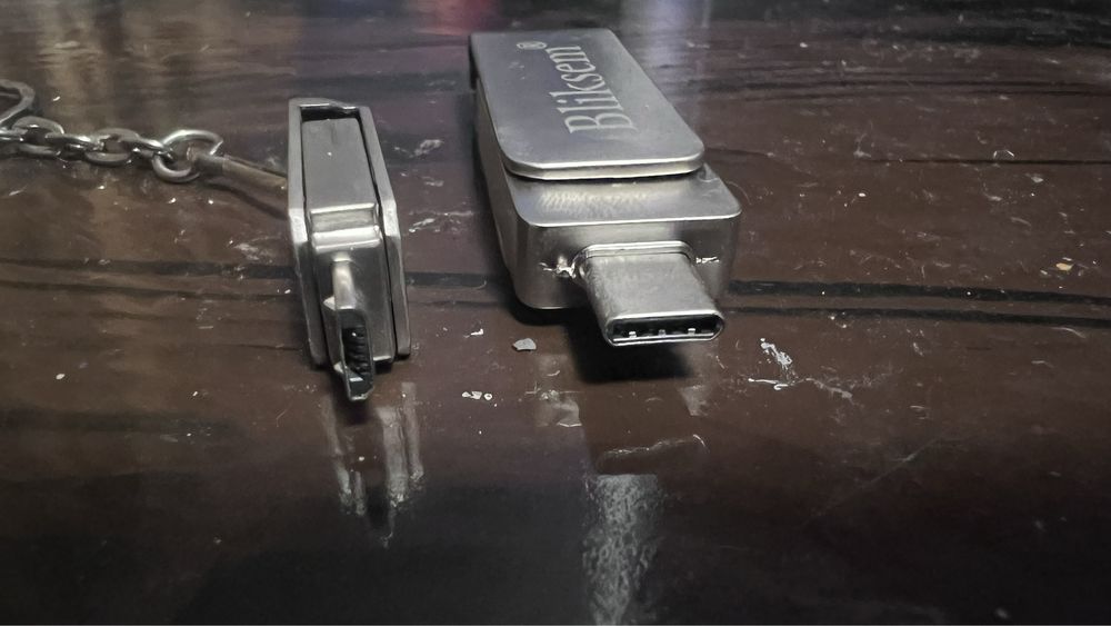 Мини Флешка 64Gb метал