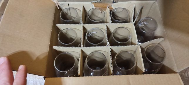 Caixa de copos de vinho do Porto Offley