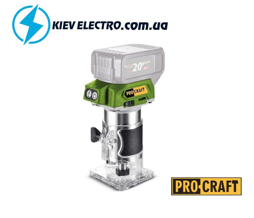 Аккумуляторный фрезер Procraft POB22 (Без АКБ и ЗУ) Германия