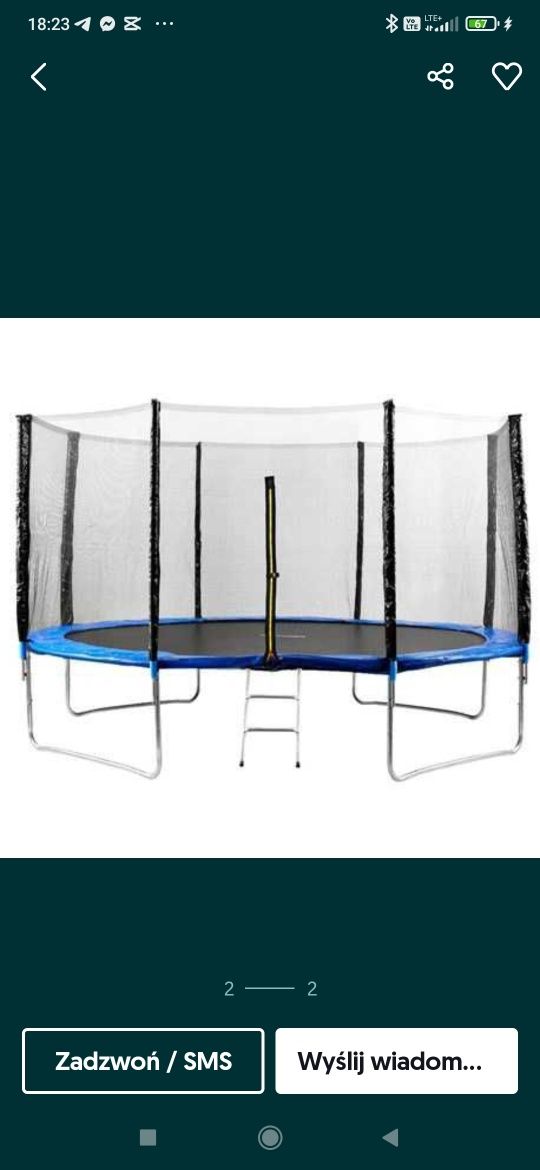 Sprzedam Trampolina ogrodowa XXL 4 m.