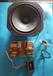 Autofalante Focal Woofer + Crossover para Ligar Woofer + Médio + Twee