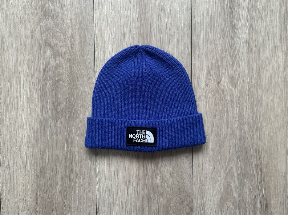 Шапка синя The north face