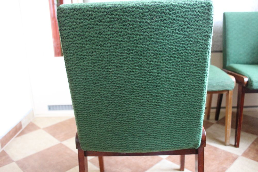 krzesła  zielone Pr(l 3 sztuki)