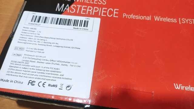 Microfones de lapela sem fios