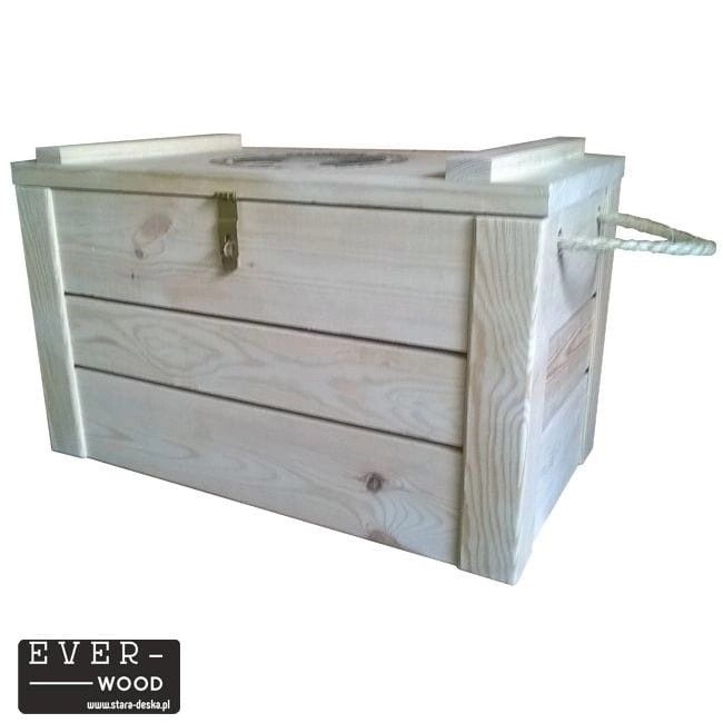 Skrzynka na piwo 18 butelek zamykana - przegródki