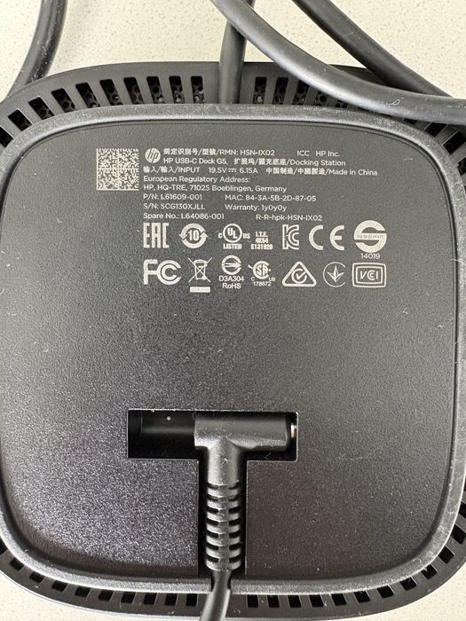 Docking Station HP USB-C Dock G5 — Usado, Excelente Estado