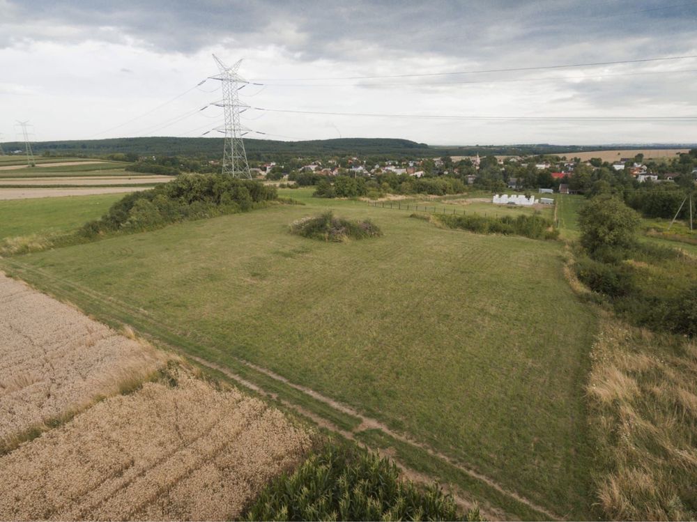 Działka działki Dąbrowa Górnicza Trzebiesławice - widokowa